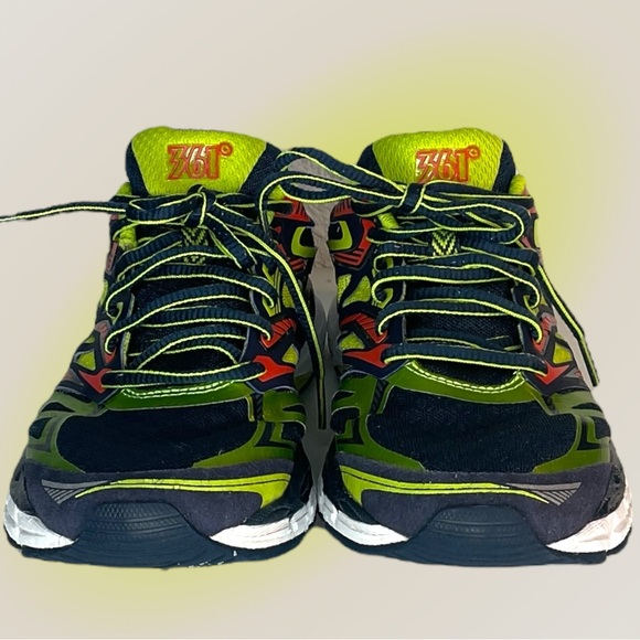 361 Degree Women's Voltar-W Running Shoe Midnight/Limeade Size 7 US Qu!kfoam - Picture 2 of 13